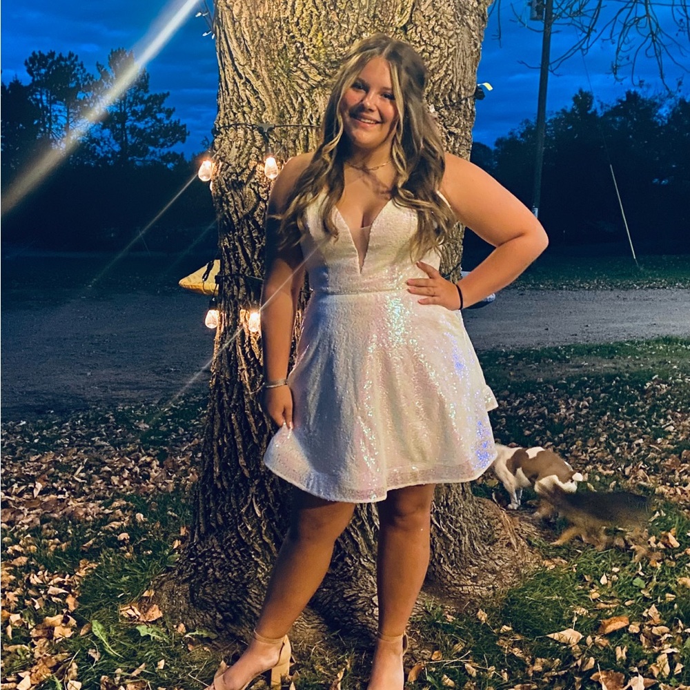 Sparkling White Dress